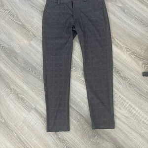 Gray Plaid Trousers